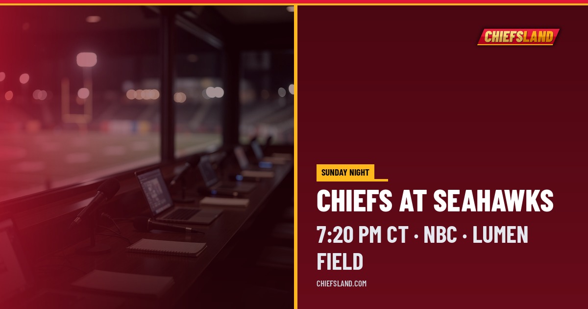 Chiefs at Seahawks Preview: Unbeaten KC Visits Seattle on Sunday Night Football (7:20 PM CT, NBC)
