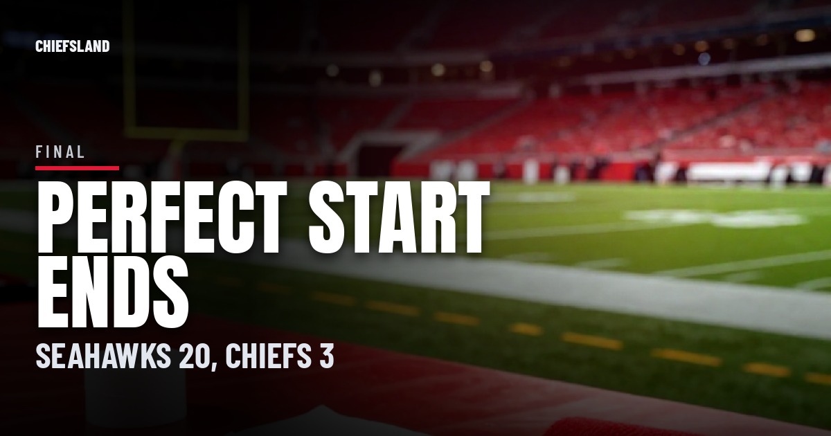Seahawks 20, Chiefs 3: Smith-Njigba's 150 Yards End Kansas City's Perfect Start
