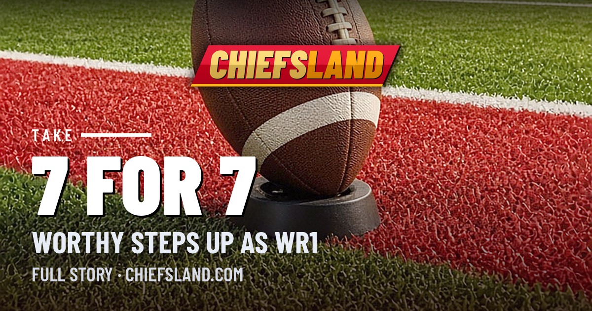 Seven Targets, Seven Catches: Xavier Worthy Stepped Up as the Chiefs' WR1