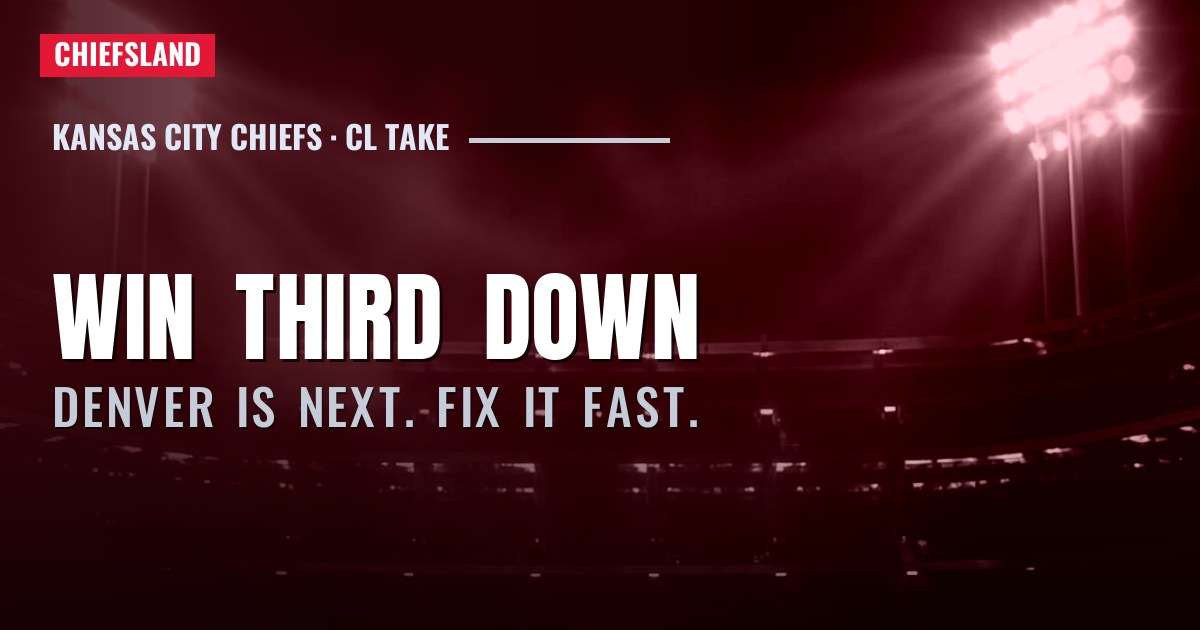 Third Down Lost Seattle. It's the Whole Story for Denver.